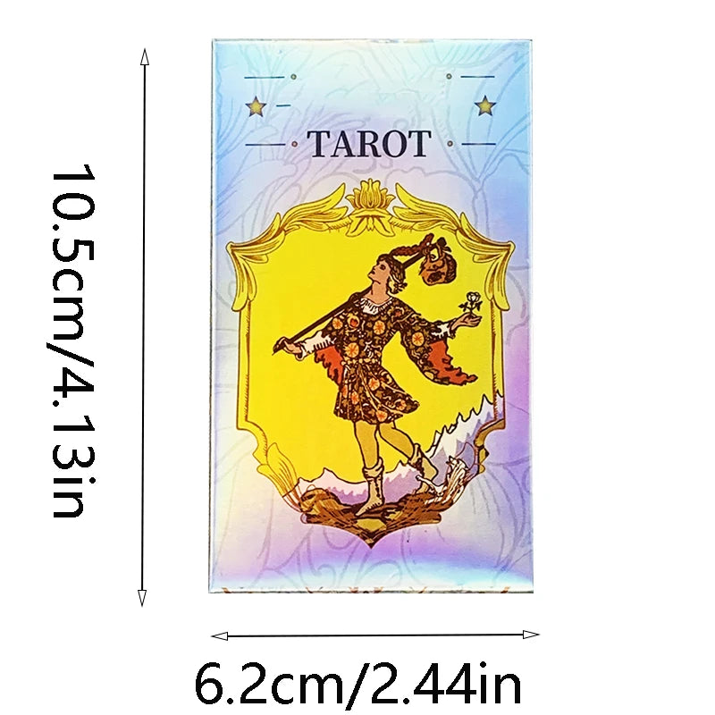 Tarot Oracle 78-Card Divination Deck – Specially Designed for Family Entertainment, Fate Divination, Holiday Games, and Christmas Gifts