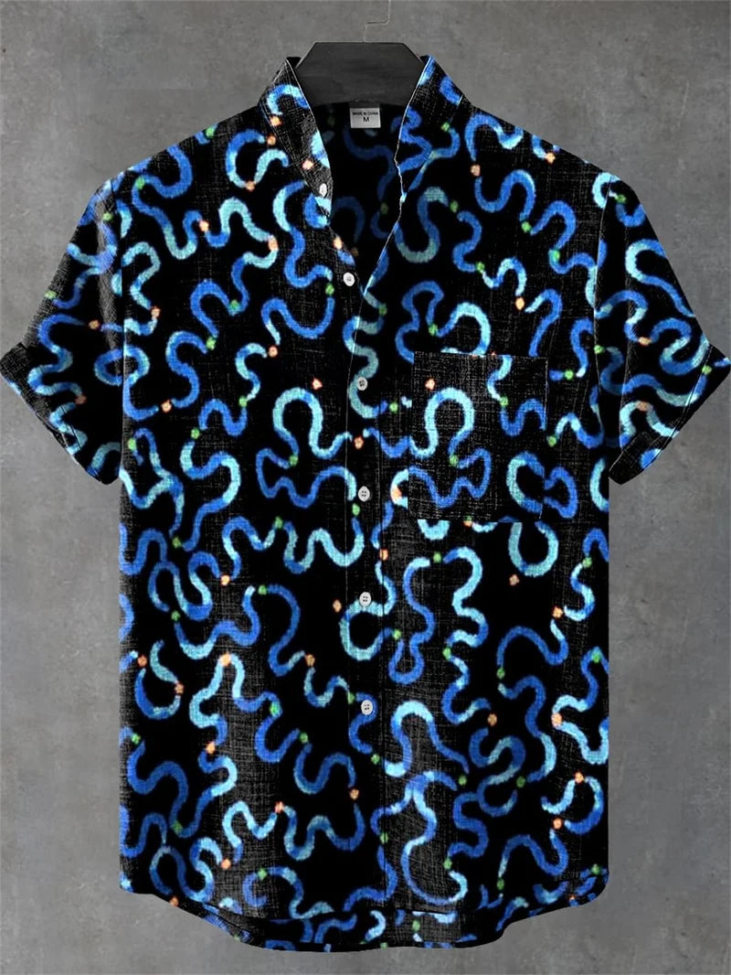 ✨ The Melodic Horizon 3D Social Hawaiian Shirt: Premium Men's Casual Summer Top – Featuring Hyper-Realistic College Music Graphics, Breathable Quick-Dry Fabric, and Signature Beach-to-Campus Silhouette HY6312
