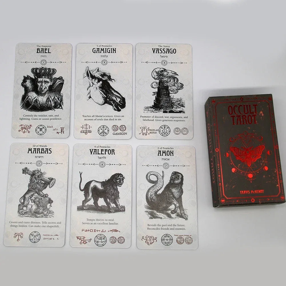 Occult Tarot Deck - Unlock Ancient Magick & Solomonic Secrets for Powerful Divination Insights