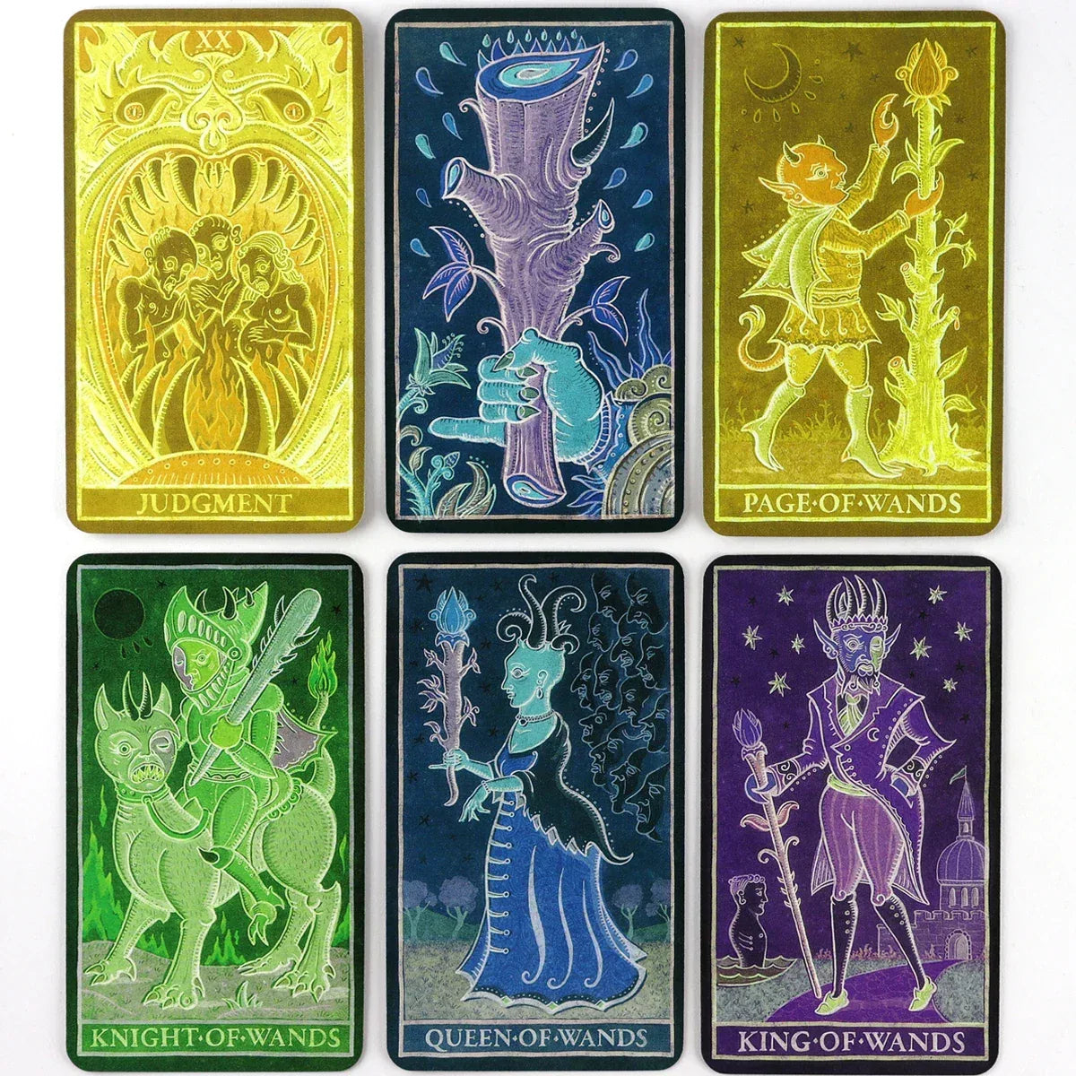 Trionfi Della Luna Full Spectrum Paradoxical Edition Marseilles Style Tarot Deck - 78 Cards