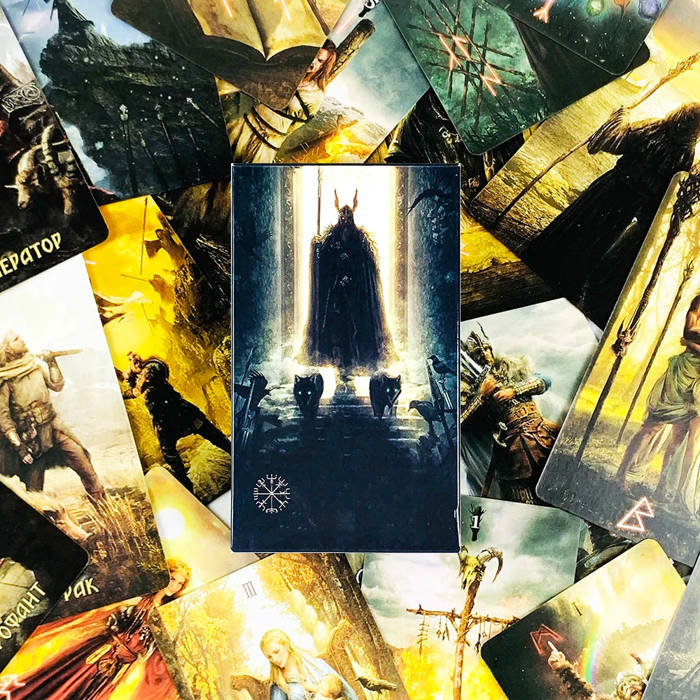 🎃 New Russian Version Tarot Cards | Family Gathering & Mysterious Divination Board Game – Perfect Halloween & Christmas Gift