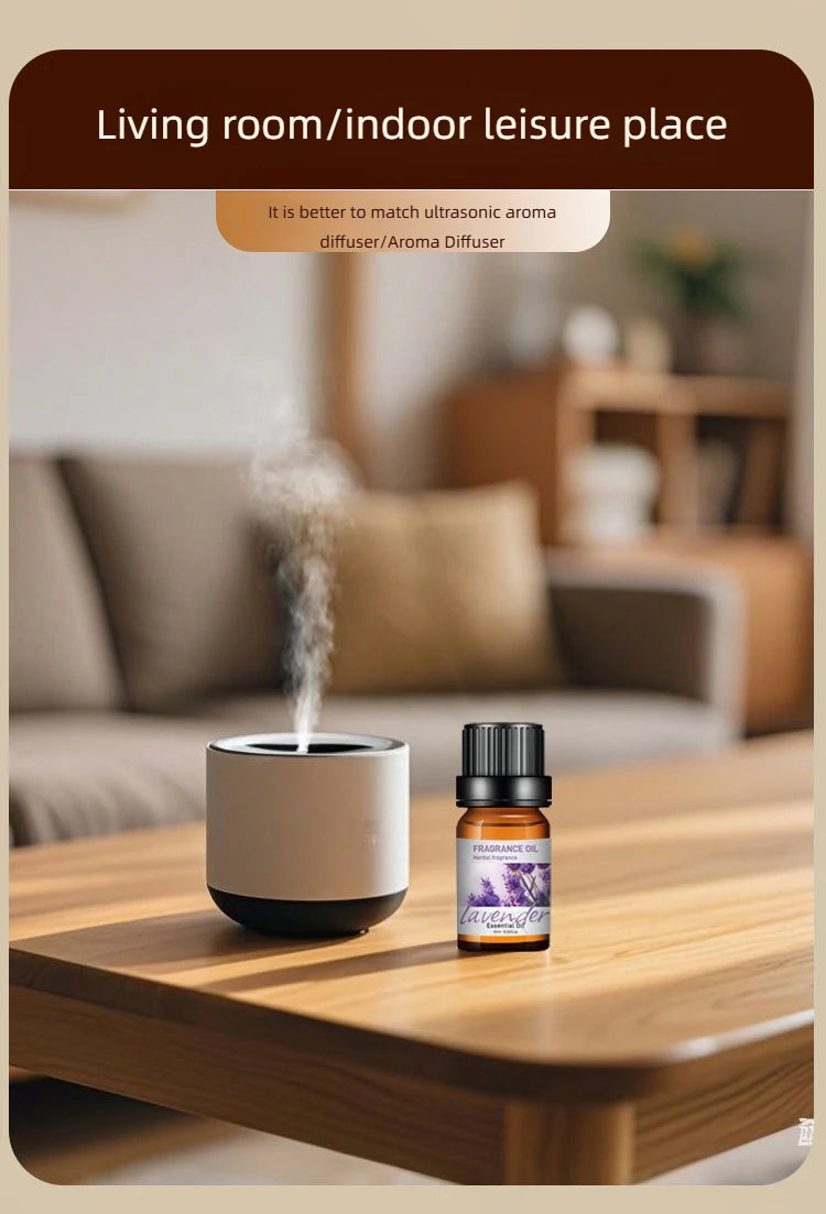 🚗 10ml Car Natural Plant Essential Oil – Water-Soluble Aromatic Refill for Auto Diffuser, Humidifier, and Air Freshener﻿