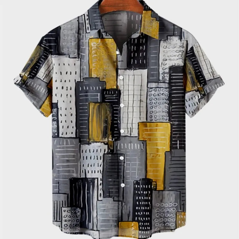 🏝️ The Dasan Majestic Edition: Ultra-Luxury Men’s High-End Hawaiian Shirt – High-Definition Floral & Ethnic Graphic Print, Premium Cooling Performance Fabric, and Sophisticated Resort-Luxe Button-Down CS2024AQ1946