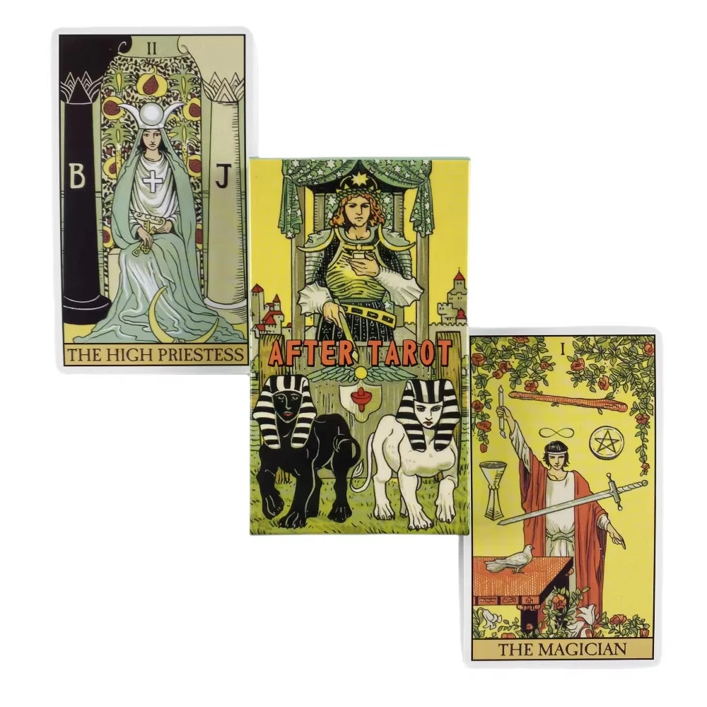 🎴 Rider Waite Tarot Cards English Version | Oracle Board Game for Family & Party Fun | 78-Card Deck