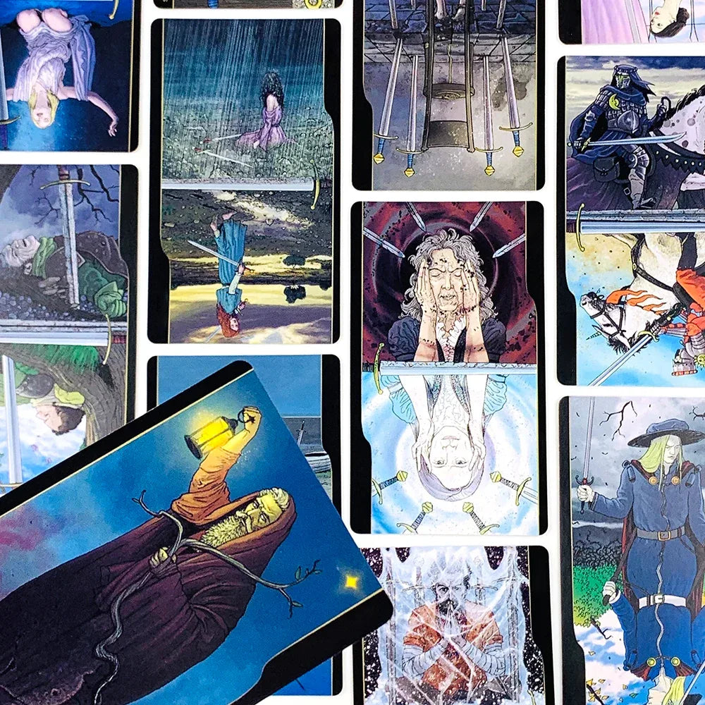 12 cm x 7 cm Large Tarot Cards Deck with Guidebook – English Version for Divination, Family Fun & Board Games