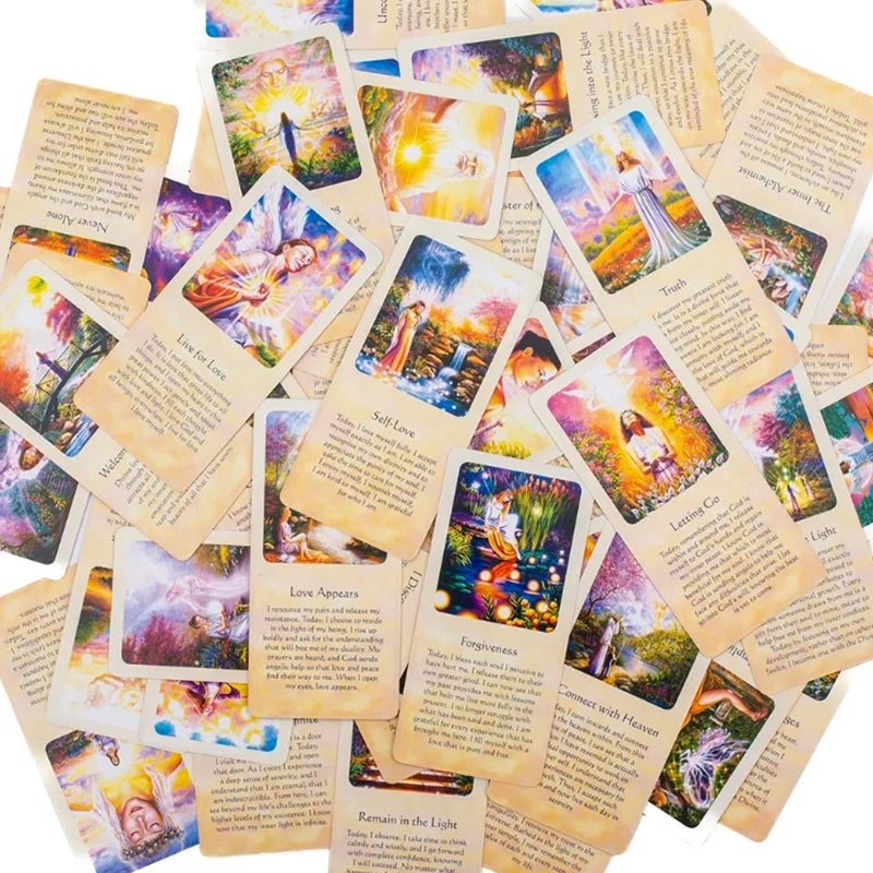 🔮Messages Of Life Tarot Cards | 54-Card Oracle Deck English Visions Edition for Divination & Board Games