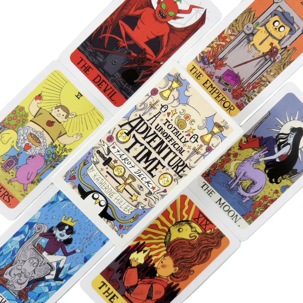 Unlock Your Intuition & Boost Your Fun – Official Adventure Time Tarot Cards Deck for Spiritual Insight & Party Entertainment