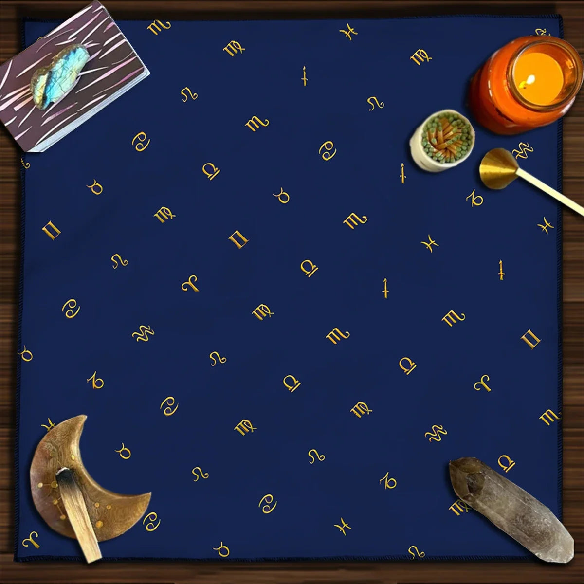 🌌Galaxy Sky Tarot Tablecloth | Altar Cloth with Cosmic Starry Night Design – Astrology Divination Cloth & Tarot Mat for Mystical Home Decor HDS-2508271061