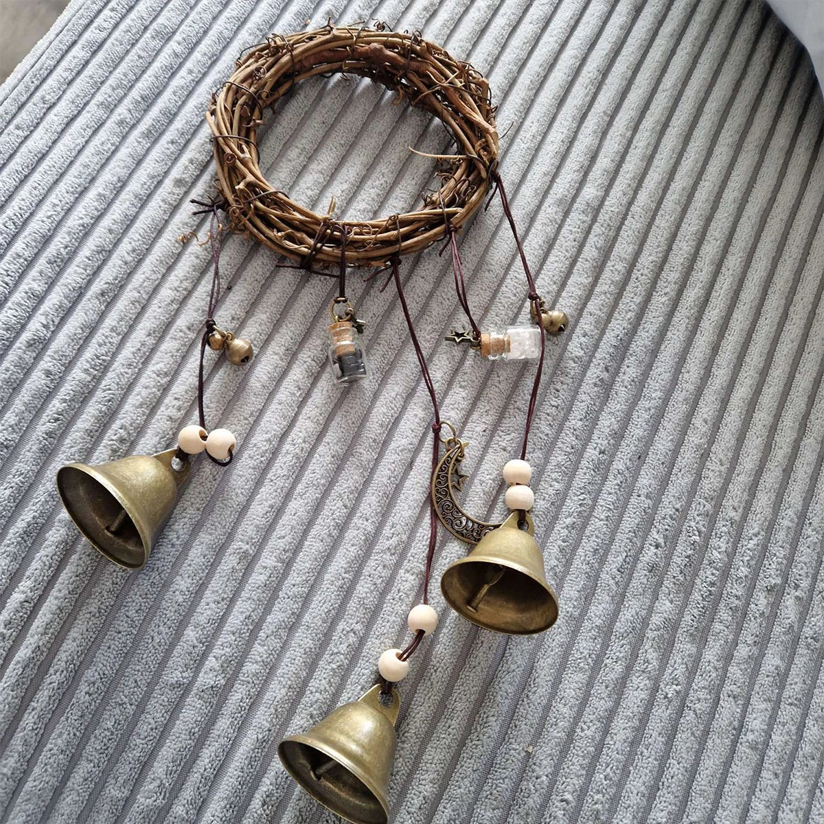 🔔 Vintage Bell Pendant – Home Décor Charm & Door Knob Ornament | Hobbyist Craft & Gift | Free Shipping