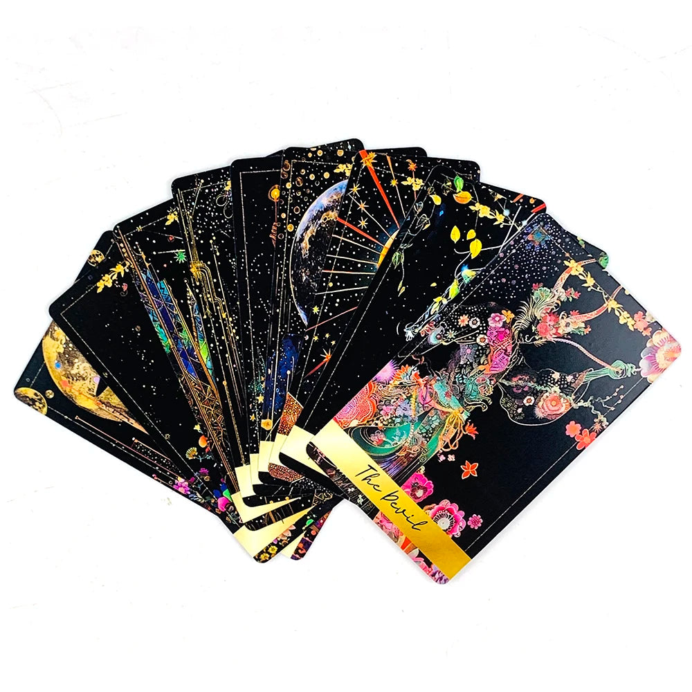 ✨ New Tarot Cards – 78pcs Deck for Predictive Divination, Family Party Games, Halloween & Christmas Gifts