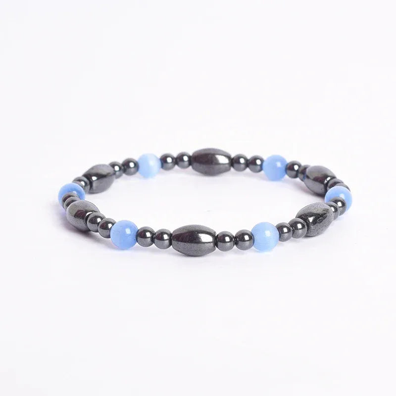 ✨ Bohemian Therapeutic Magnetic Hematite Bracelet – Homme Body Slimming & Weight Loss Health Care Jewelry – Couple Bangle Gift for Women 5