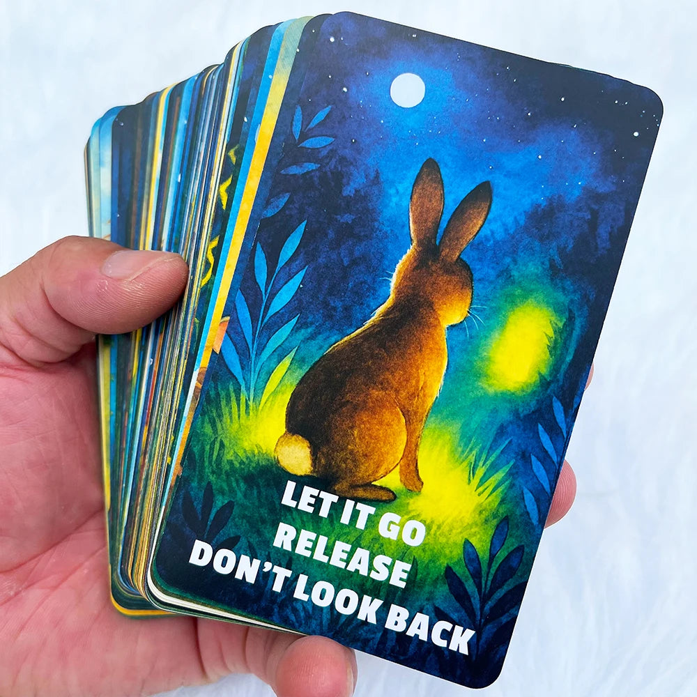 Embracing Fate Oracle Cards, 78 Cards for love Guidance & Inner Clarity , Spiritual Awakening Oracle Deck, 12x7cm, Taro Cards