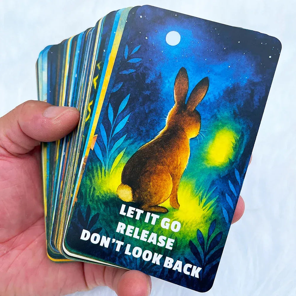 Embracing Fate Oracle Cards, 78 Cards for love Guidance & Inner Clarity , Spiritual Awakening Oracle Deck, 12x7cm, Taro Cards