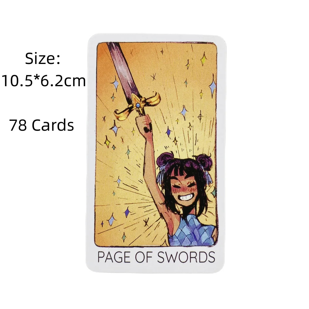 Third Eye Tarot Cards – 78-Card Divination Deck with Modern Minimalist Design for Spiritual Insight & Interactive Party Game