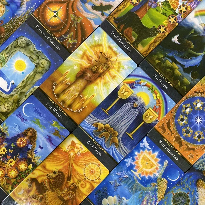 ✨ The Star Tarot Deck – Unique Star-Shaped Fortune-Telling Cards with Durable Print and Comprehensive PDF Guidebook