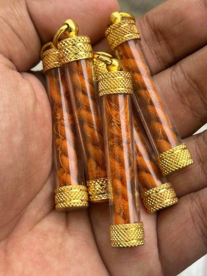 🌟 Sacred Takrut Jiwr Kwan with Sacred Hair﻿ Blessed by Luang Pu Phaew – 67th Teacher Worship Ceremony Edition, Authentic and Numbered Talismans from Wat Rang Mhan, Nakhon Pathom 🌟 Default Title