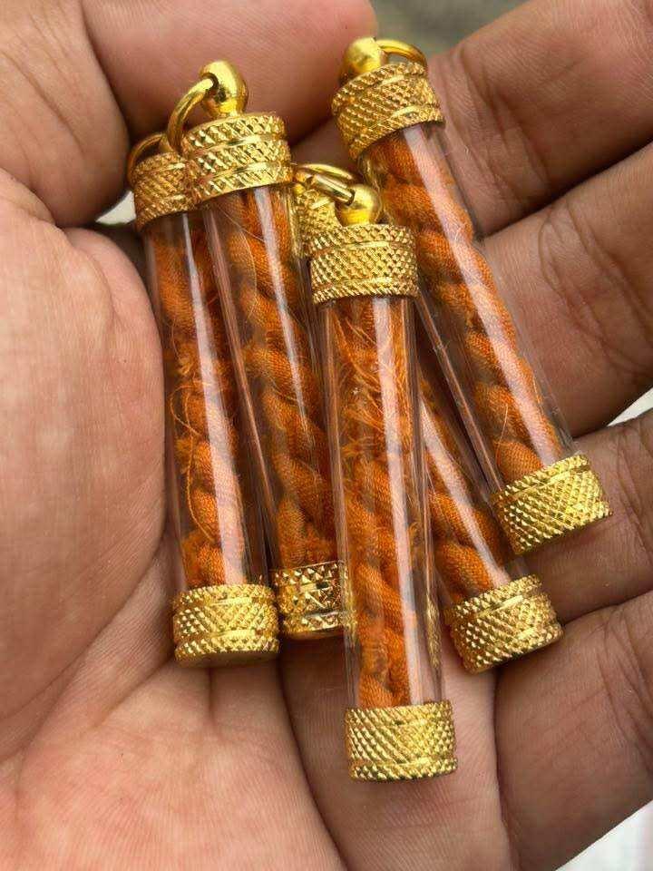 🌟 Sacred Takrut Jiwr Kwan with Blessed Sacred Hair by Luang Pu Phaew – Limited 67th Teacher Worship Ceremony Edition, Authentic Numbered Talismans from Wat Rang Mhan, Nakhon Pathom 🌟 Default Title