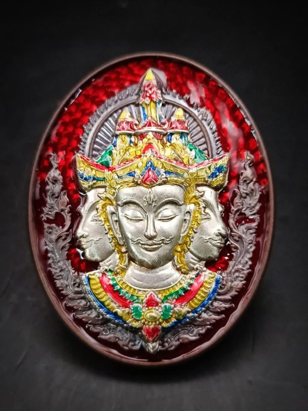 Phra Phrom Medal, Mega Blessing 108 Powers Edition – Authenticated Sacred Amulet by Luang Pu Im, Wat Thung Na Mai