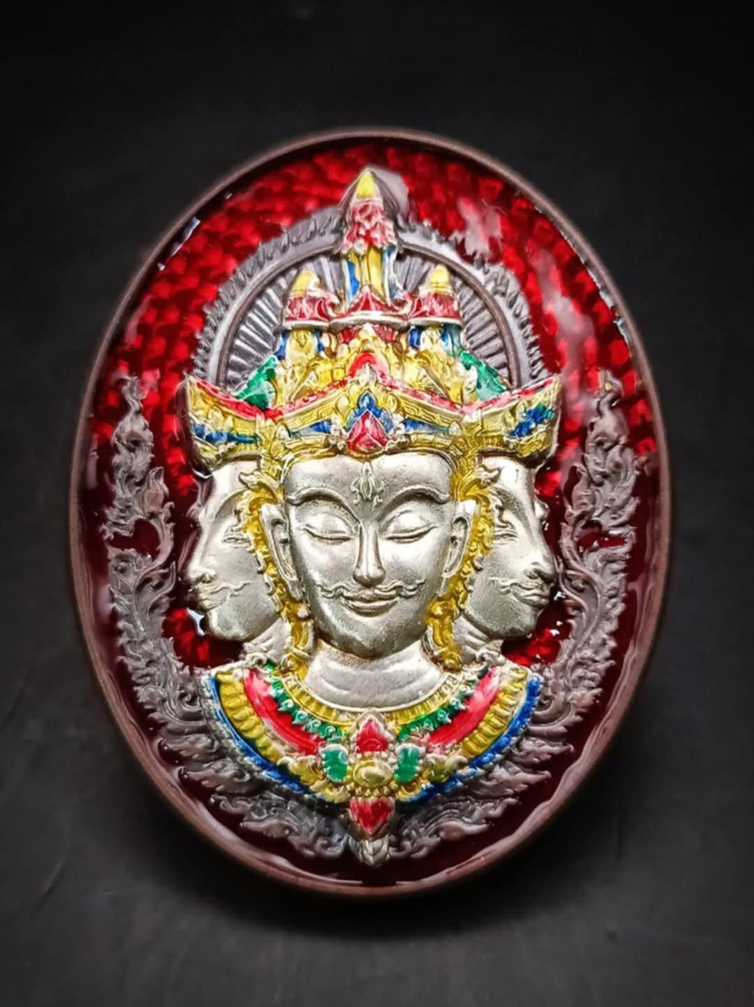 Phra Phrom Medal, Mega Blessing 108 Powers Edition – Authenticated Sacred Amulet by Luang Pu Im, Wat Thung Na Mai