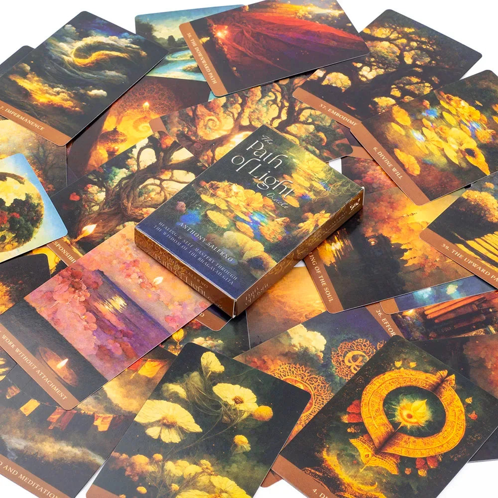 Dark Confession Oracle Cards – 50-Card Twin Flame & Love Keywords Deck with Messages for Psychic Divination and Board Games