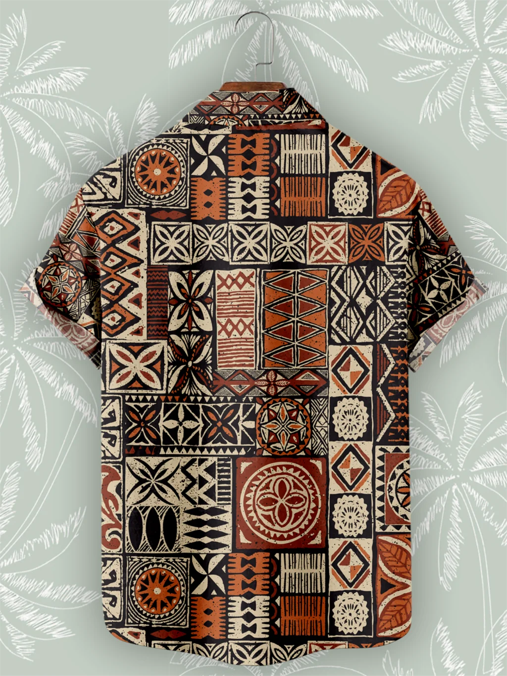 🌍 The Bohemian African Tribe 3D Masterpiece: Premium Men's Retro Short-Sleeve Shirt – High-Definition Tribal Graphic Print, Breathable Summer Beach Fabric, and Sophisticated Oversized Social Silhouette