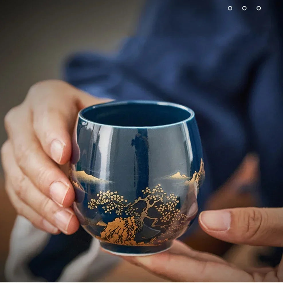 🍵 180ml Japanese-Style Ceramic Tea Bowl – Simple Master Mug for Tea, Coffee & Everyday Use | Free Shipping