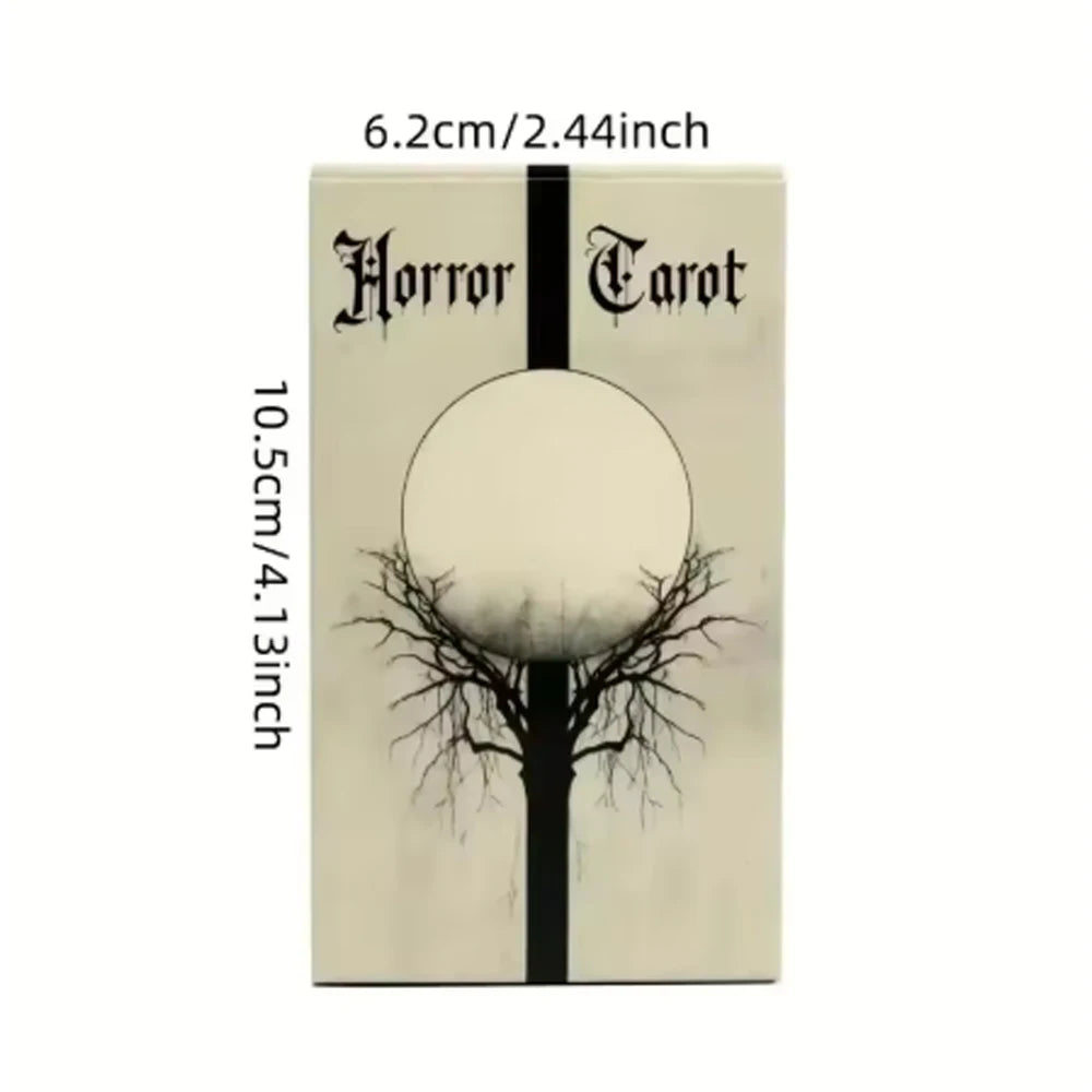 🃏78 Pcs Mysterious and Terrifying Tarot Cards | Divination & Spiritual Insight | Perfect for Beginners