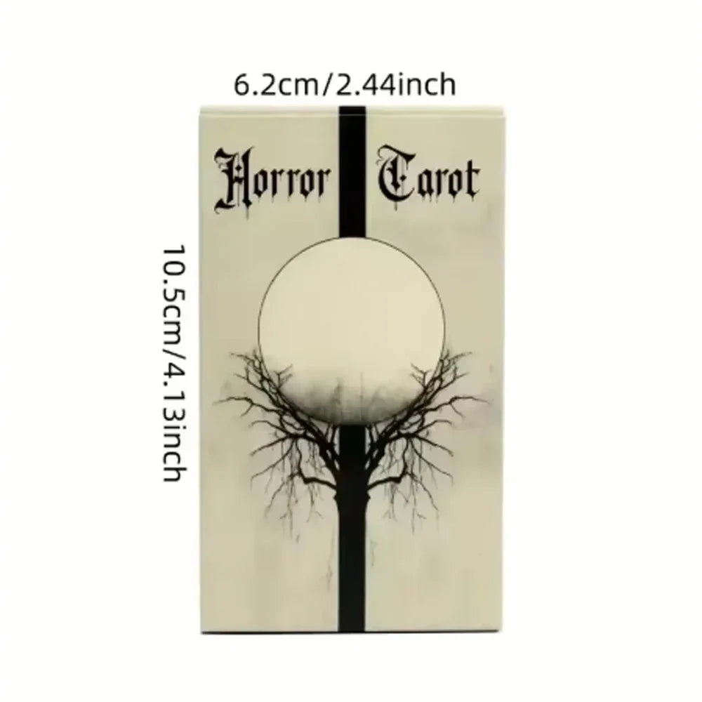 🃏78 Pcs Mysterious and Terrifying Tarot Cards | Divination & Spiritual Insight | Perfect for Beginners