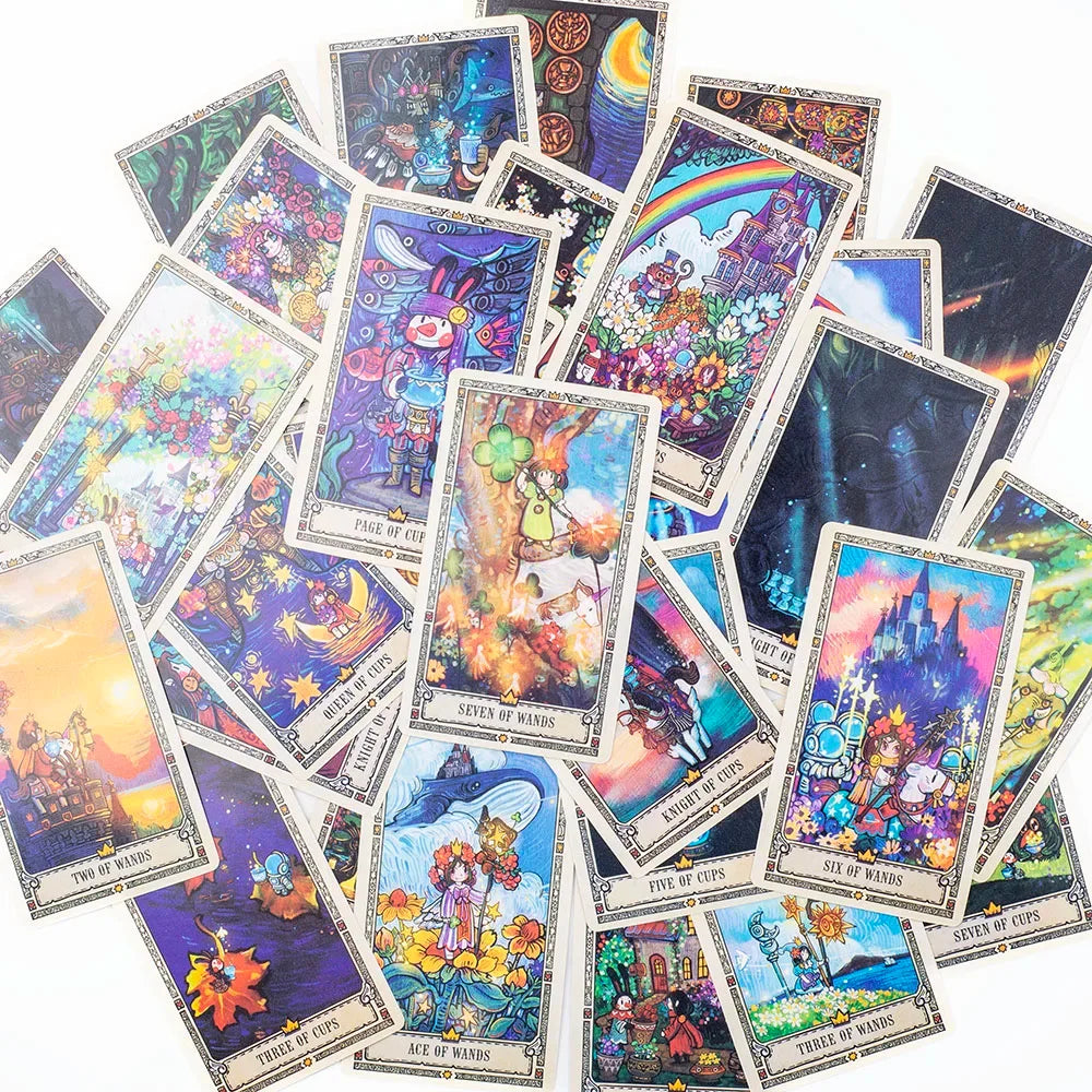Love and Courage Quest Tarot Deck - 78-Card Pocket Edition for The Little Princess' Fantasy Journey