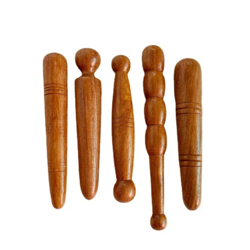 Wooden Acupuncture Massage Stick – Spa Muscle Stick for Fascia, Acupoint, Trigger Point, Foot and Body Massage﻿