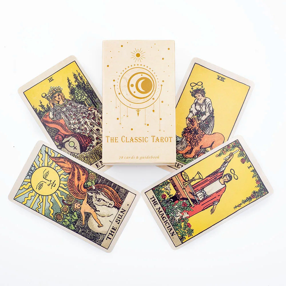 Kitten Tarot Oracle Cards – 78-Card English Deck for Fate Divination, Leisure Entertainment, and Family Gathering Board Games
