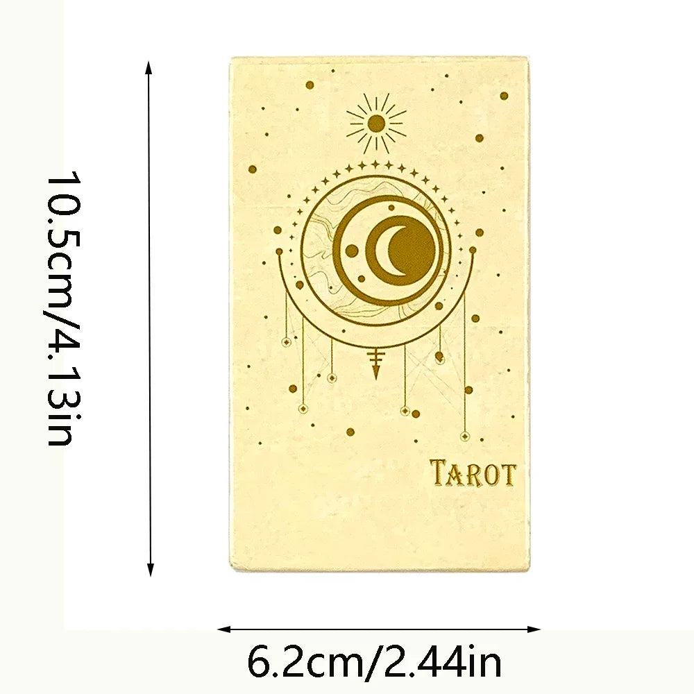 Tarot Cards for Beginners - 78 Pieces Deck for Fortune Telling, Divination & Fun