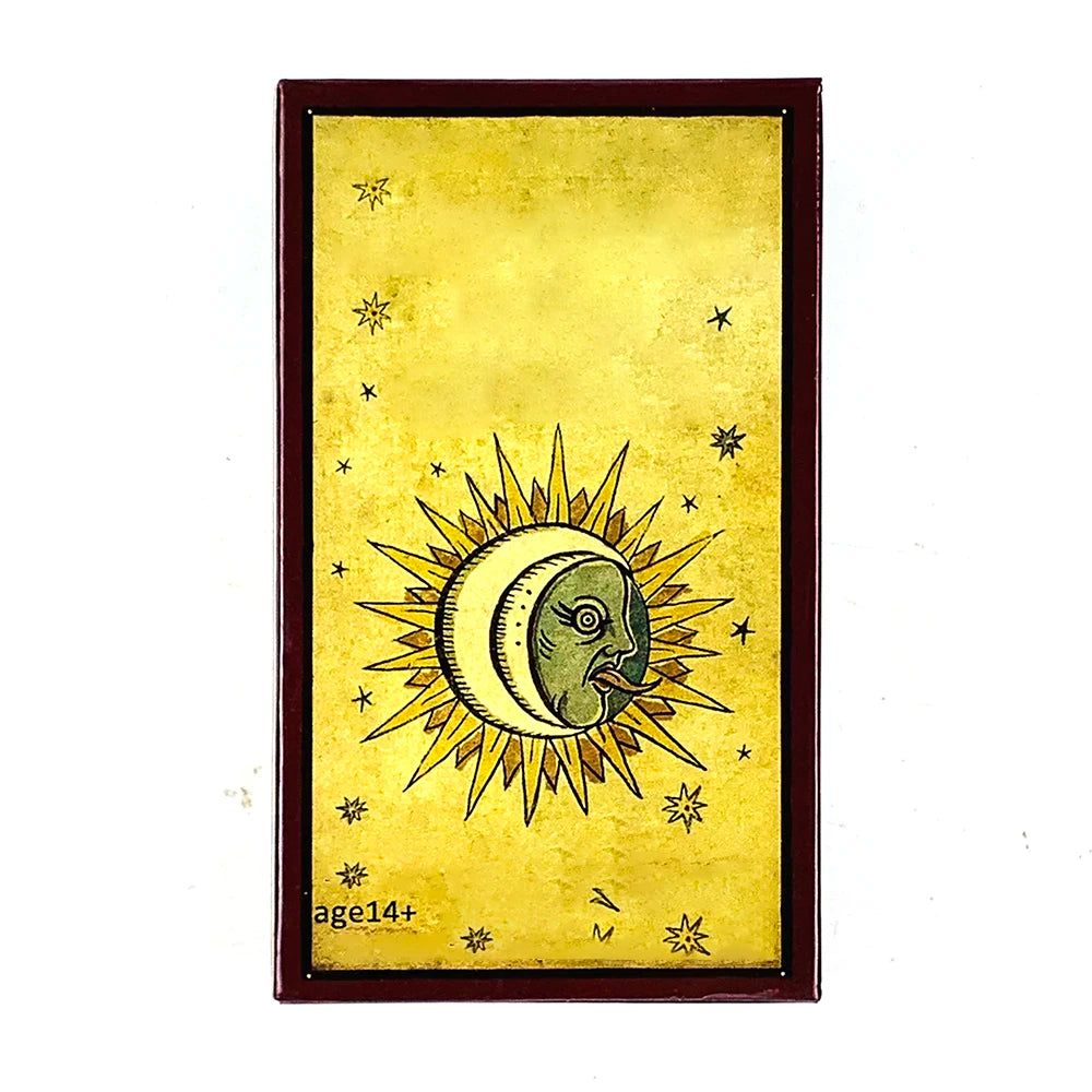 🌟 Hot-Selling Tarot Cards Deck – 78Pcs English Version for Fate, Fortune Telling & Divination | Family Gathering & Board Game Perfect for Halloween & Christmas Gifts