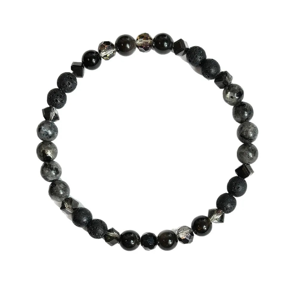 ✨ Boho Handmade Labradorite Bracelet – Mystical Protection and Spiritual Energy Jewelry