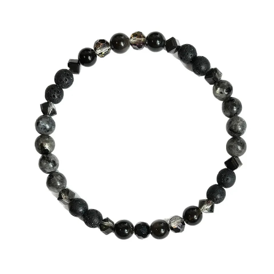✨ Boho Handmade Labradorite Bracelet – Mystical Protection and Spiritual Energy Jewelry