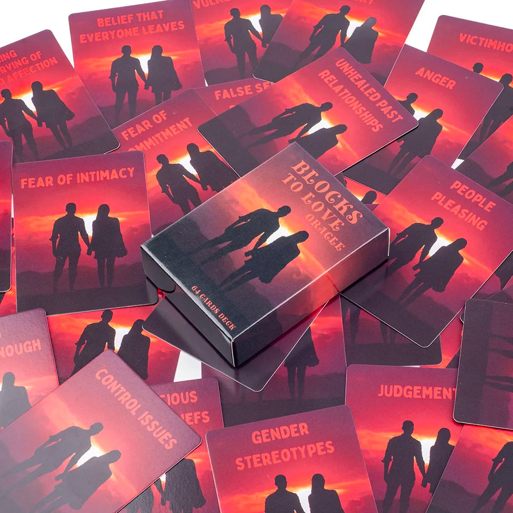 💖 Blocks to Love Oracle – 64-Card Tarot Deck for Soulmate and Romantic Relationships