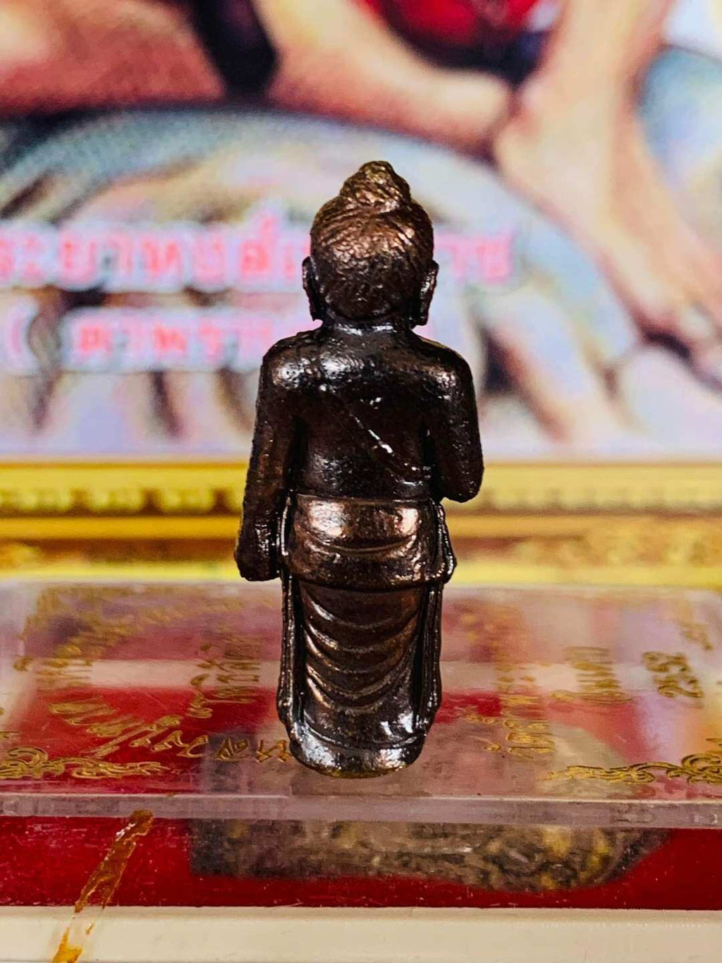 ⚡ Introducing the First Edition Guman Thep Boonrit﻿ from Wat Rongbon – Blessed Spirit Child Talisman for Protection, Prosperity, and Success! ⚡
