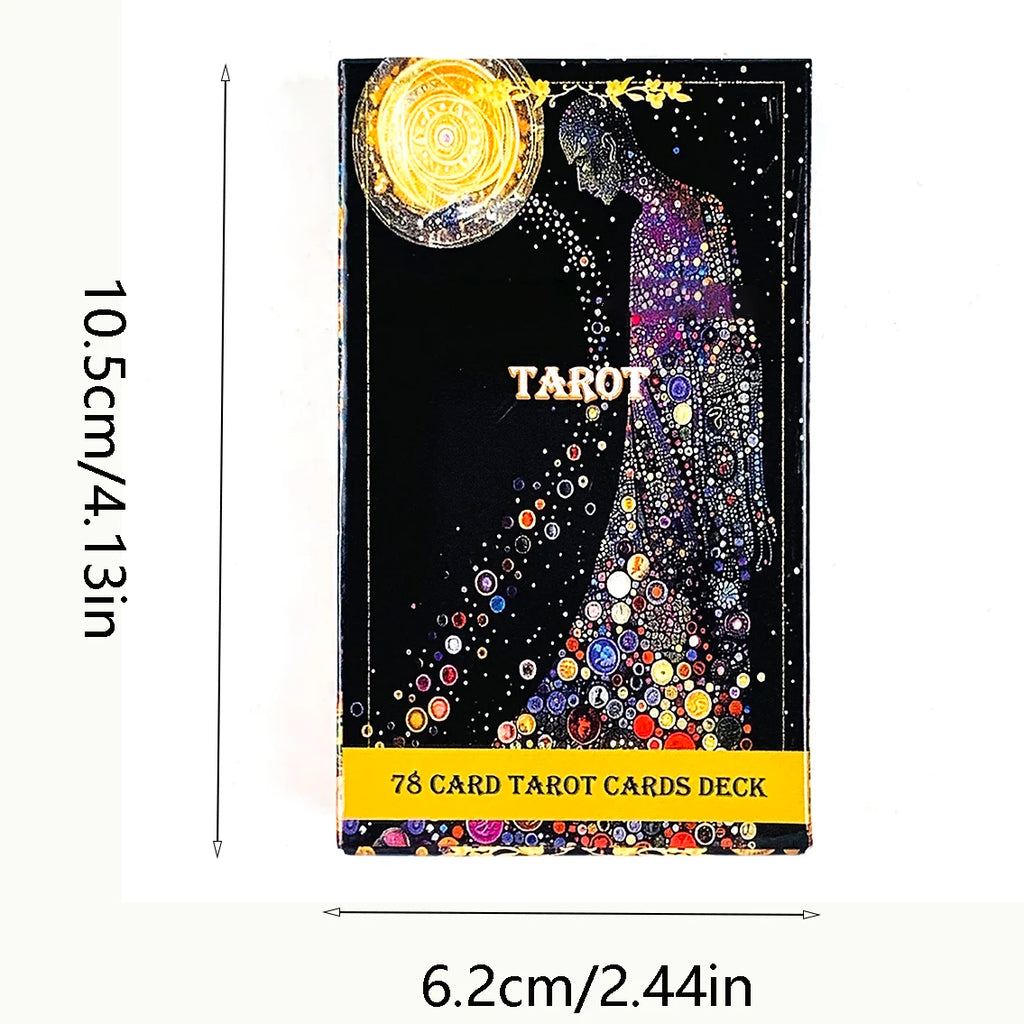 ✨ New Tarot Cards – 78pcs Deck for Predictive Divination, Family Party Games, Halloween & Christmas Gifts