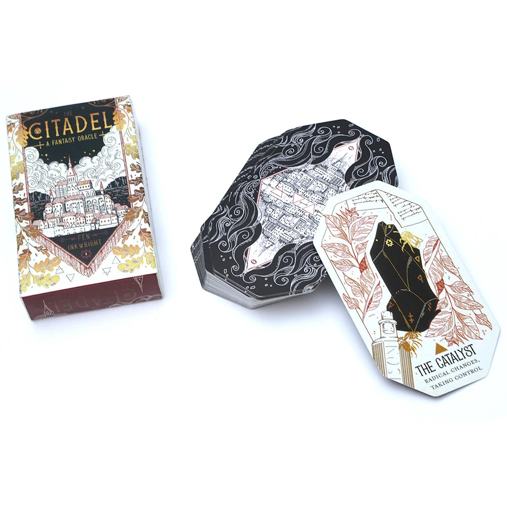 The Citadel Oracle Deck – 60-Card Fantasy Oracle for Divination, Storytelling & Board Games