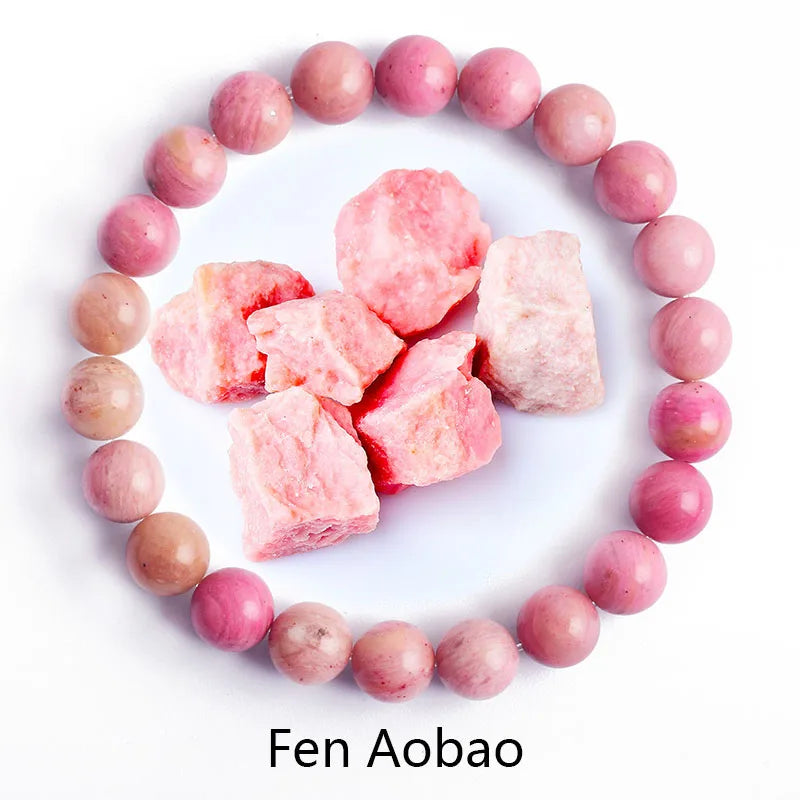 ✨ Natural Stone Protection Bracelet – Dragon Blood Beads, Quartz & Onyx Stretch Jewelry for Men & Women – Healing Reiki & Yoga Energy Bracelet 31 Fen Aobao