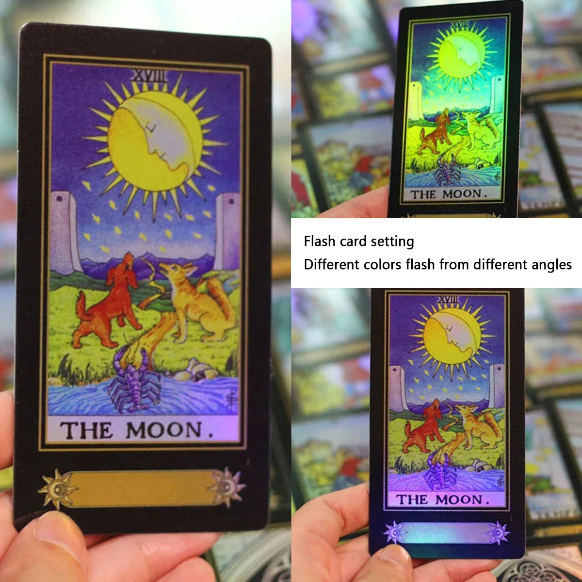 Fantasy Garden Tarot Cards - 78-Card Artistic Deck for Deep Divination and Mindful Creativity