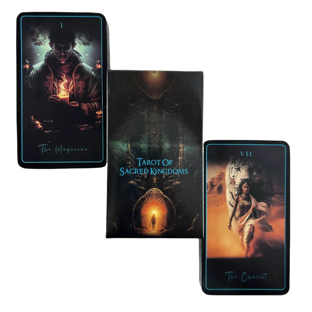 👑 Tarot of the Sacred Kingdom – Complete 78-Card Deck Featuring Rich Symbolism for Intuitive Spiritual Guidance and Interactive Entertainment