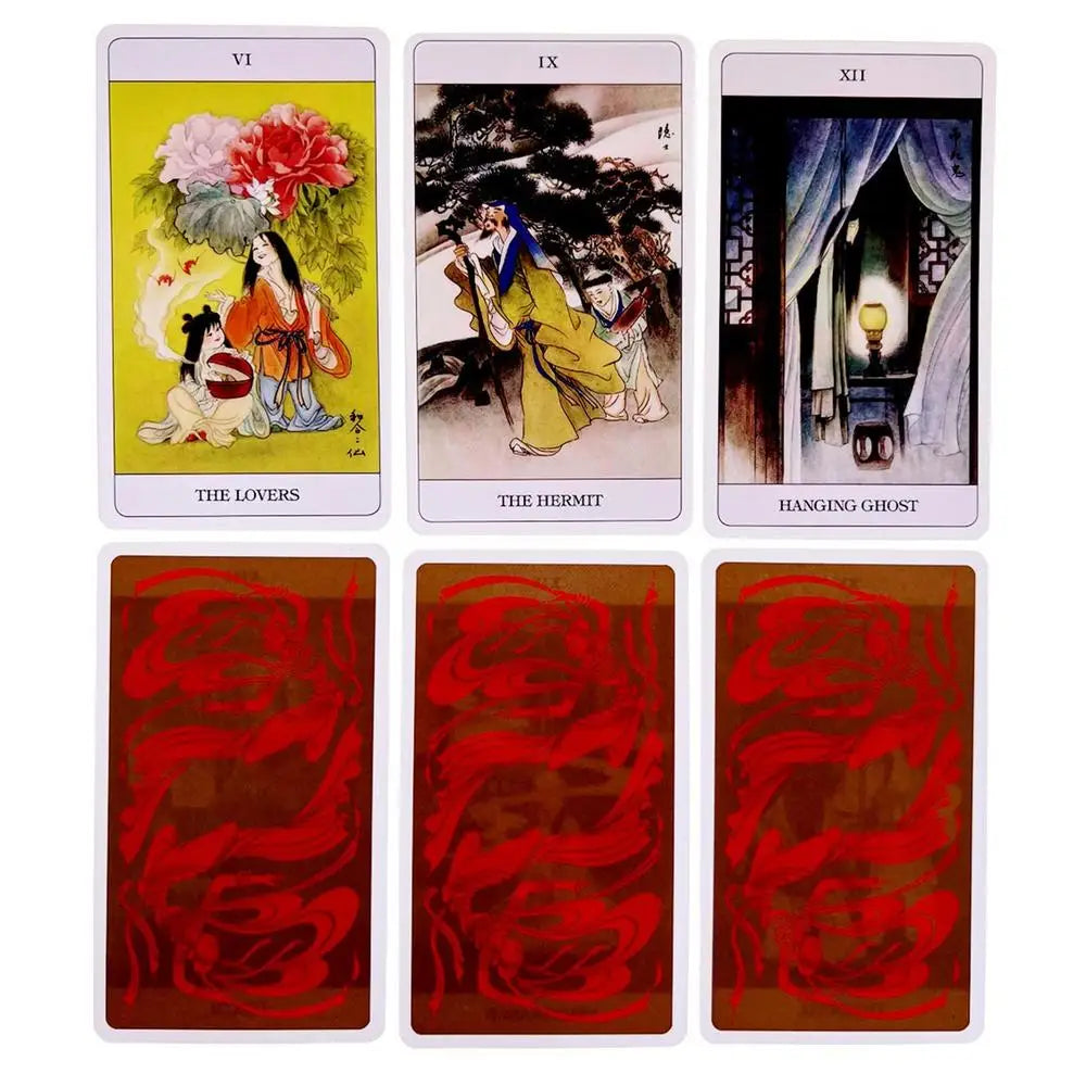 🀄 Chinese Tarot Cards Game – 78-Card Deck and Oracle Card Game for Adults, Casual Fun, Party Supplies, and Fate Divination