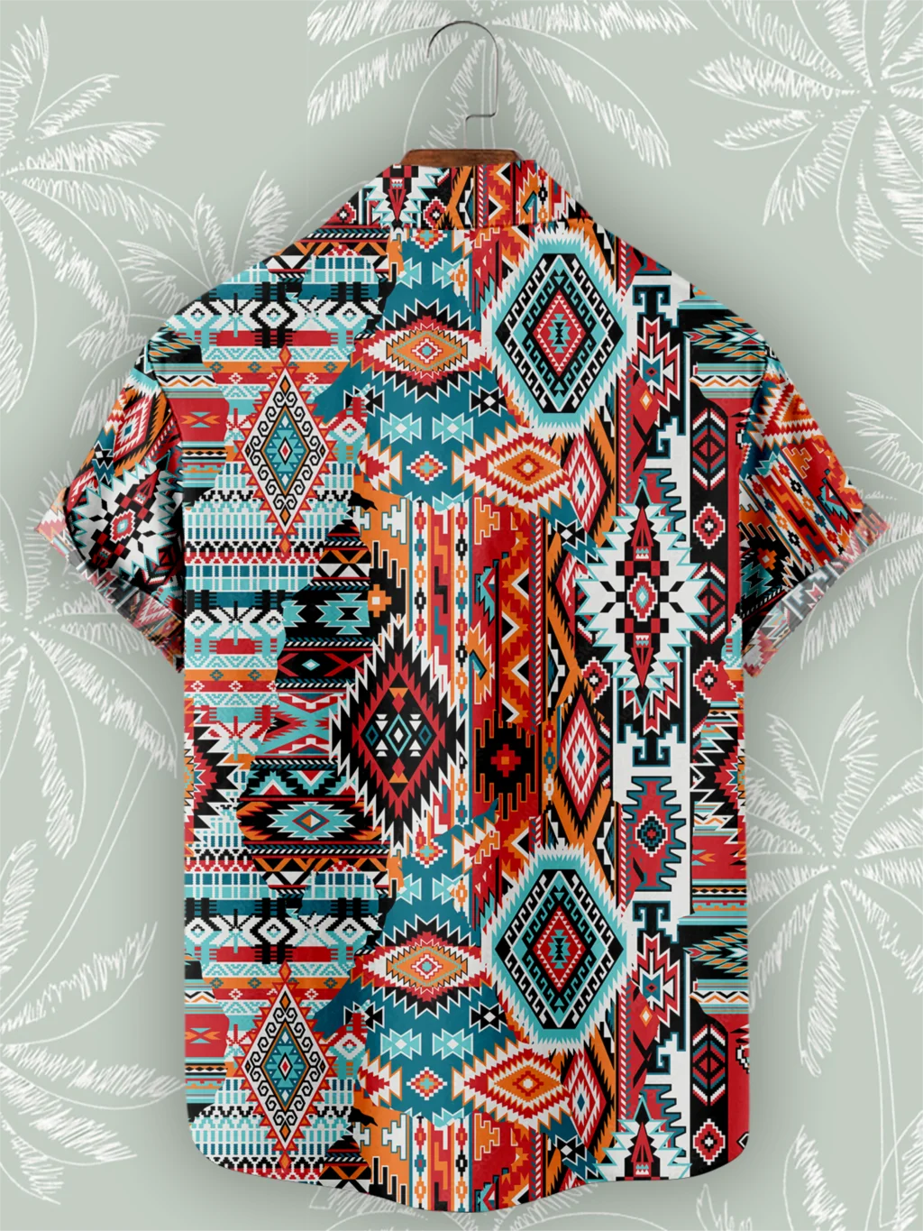 🌍 The Bohemian African Tribe 3D Masterpiece: Premium Men's Retro Short-Sleeve Shirt – High-Definition Tribal Graphic Print, Breathable Summer Beach Fabric, and Sophisticated Oversized Social Silhouette