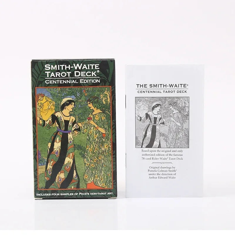 🃏 Smith-Waite Centennial Tarot Deck – Classic 78 Cards with Bonus Artwork | Portable Tin Box | Authentic Rider-Waite Reproduction