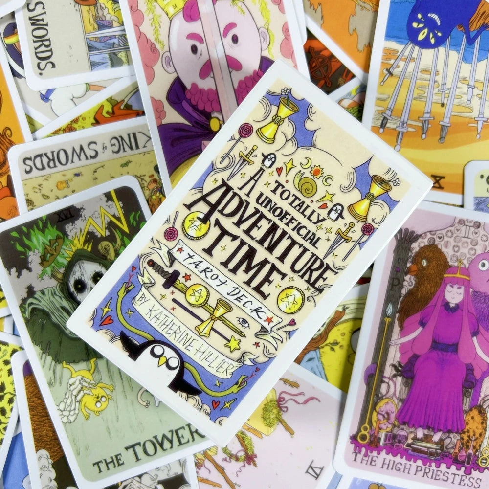 Unlock Your Intuition & Boost Your Fun – Official Adventure Time Tarot Cards Deck for Spiritual Insight & Party Entertainment