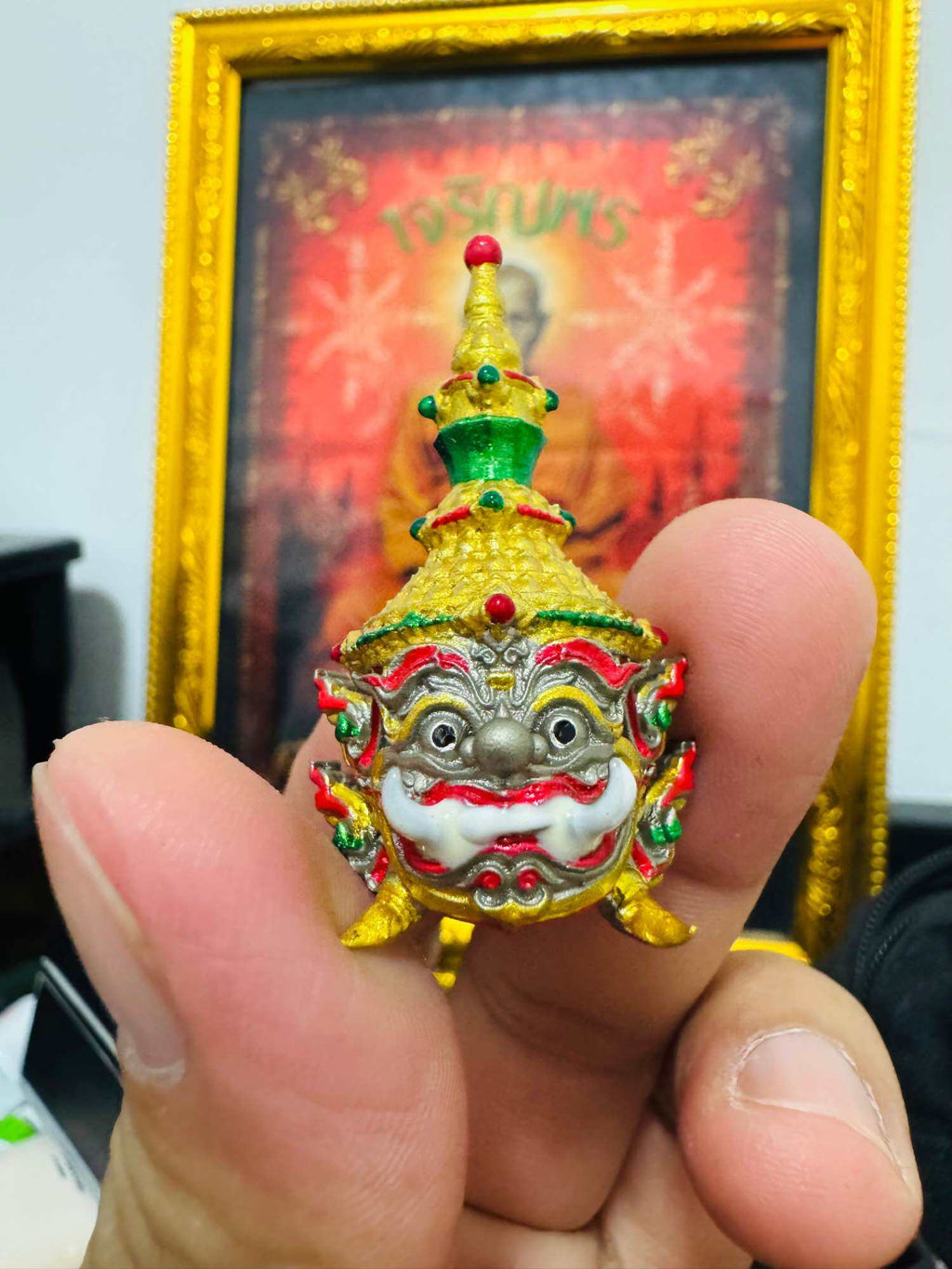 🌟 Divine Putthasilp Kuwanon Noi Ariyat Sap﻿ Enamel-Cast Head Amulet Coin – Blessed by Luang Pho Phat of Wat Huay Duan, Nakhon Sawan – Enhances Fortune, Career, Merit, Destiny, and Love 🌟 Default Title