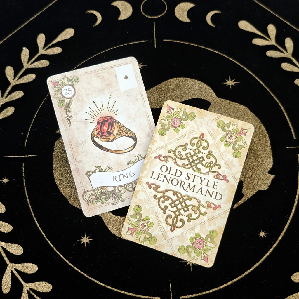 Old Style Lenormand Cards - 38-Card English Oracle Deck for Beginners and Divination