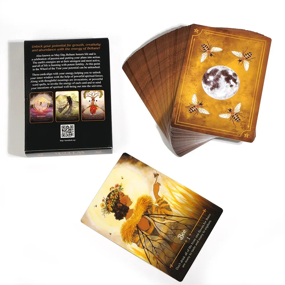 🕉️ Mudras For Body, Mind, and Spirit – 68-Card Yoga Practice Tarot Oracle Deck with PDF Guidebook | Holistic Healing & Meditation Tool | Free Shipping