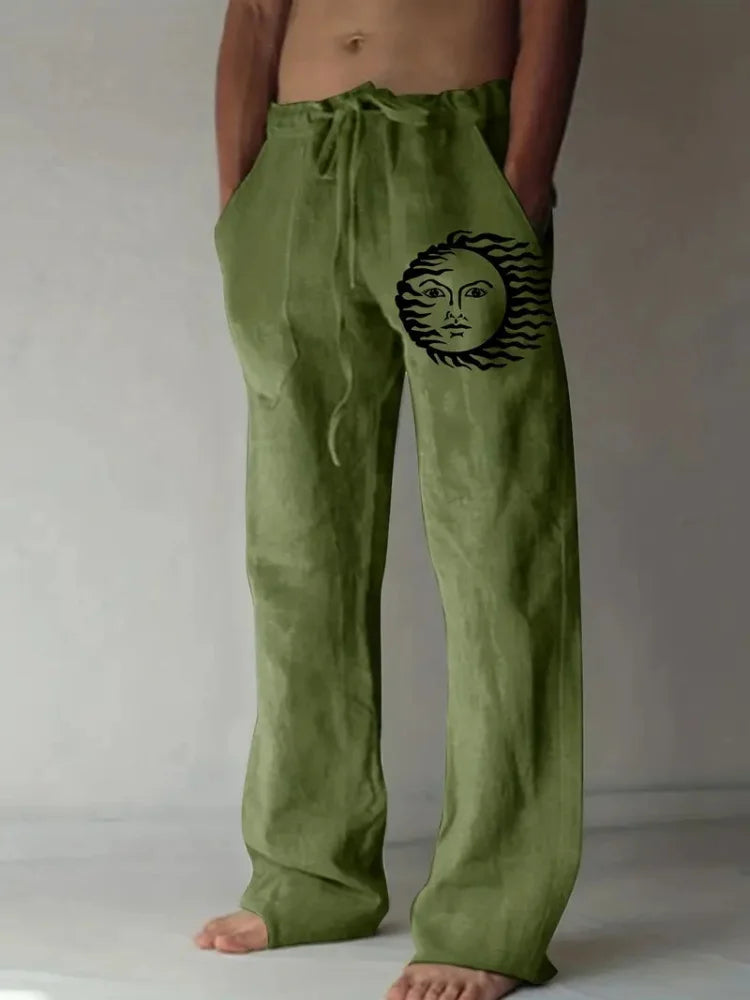 🧭 The Navigational Heritage: Premium Men’s Vintage Compass Trousers – High-Definition 3D Retro Map Graphic Print, Harajuku-Inspired High-Waist Fit, and Sophisticated Straight-Leg Streetwear Drawstring Pants D81PZX252111544521